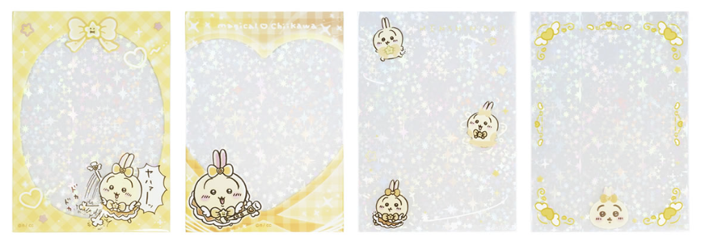 [Pre-order] "Chiikawa" Magical Chiikawa Bad Version Mini Photo Size Blink Blink Clear Sleeve - Usagi